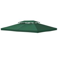 Outsunny Prelata pentru Foisor 4x3 m cu 2 Niveluri