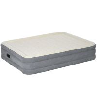 Outsunny Saltea cu aer individual cu pompă încorporată