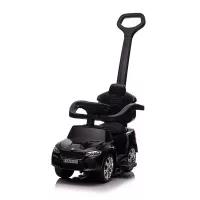 Masinuta cu maner, 2 in 1, pentru copii, BMW M5, PREMIUM, culoare Neagra