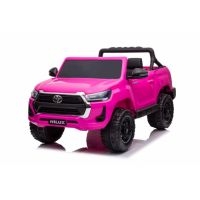Masinuta electrica pentru fetite, Toyota Hilux 4x4 180W 12V 14Ah PREMIUM, culoare Barbie Pink