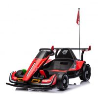 Masinuta - Kart electric pentru copii 3-11 ani, Racing F1 500W 24V, telecomanda, culoare rosie