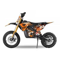 Motocicleta electrica Eco Tiger 1000W 36V 12 10 Portocaliu