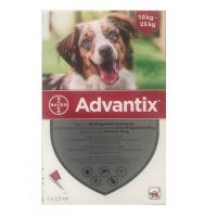 Advantix 250 Caini, 10-25 kg, 1 pipeta