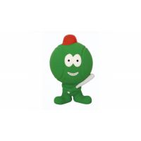 Jucarie minge baseball din latex verde, Mon Petit Ami, 12x8x7 cm