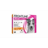 Frontline Tri-act S spot on pentru caini 5-10 kg - 3 pipete antiparazitare