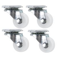 4 X Roti Albe MEDII 75mm Pivotante Albe ROTILE