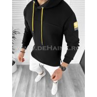 Hanorac barbati negru slim fit K175 i18-1