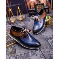 Pantofi Casual de bărbați, Talpa Înaltă, din piele naturala - P1531