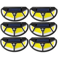 6 x Lampa solara SH -122 LED COB cu senzor de miscare si lumina 3 moduri ILUMINARE