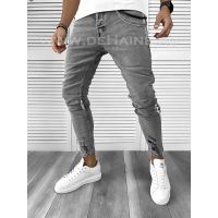 Blugi barbati conici gri 360 H8-1
