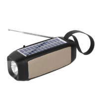 Boxa portabila bluetooth USB functie radio si lanterna cu incarcare solara