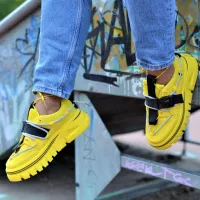 Adidasi dama Galben casual B3638 A35-4