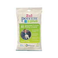 Potette Plus - Pungi biodegradabile de unica folosinta pentru olita portabila - 30 buc/set