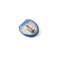 Reductor scaun toaleta pentru copii, buretat, ergonomic, portabil, 28 x 29 cm, albastru, Reer 4811.1