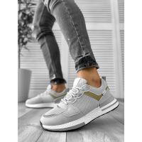 Adidasi barbati casual gri deschis B018