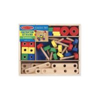 Melissa & Doug - Set Din Lemn De Construit Cu Suruburi