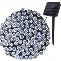 Instalatie solara 1500 16 ALB RECE cu 320 led lungime 12 metri telecomanda