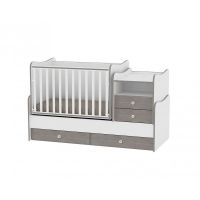 Lorelli - Mobilier transformabil Combo, 72 x 172 cm, White Coffee