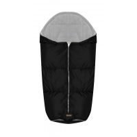 Lorelli - Sac termic de iarna pentru carucior, impermeabil, captuseala polar fleece, Black