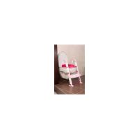 Scara cu reductor WC si olita White Tender rose Kidskit Rotho-babydesign