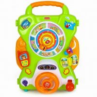 Jucarii bebe - Hola - Antepremergator , 3 in 1, Centru cu activitati interactive, Multicolor