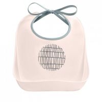 Baveta plastic Beaba Pink