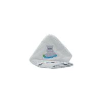 Prosop brodat hippo grey-blue 75x75 cm. Fillikid
