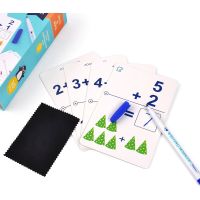 Cartonase Scrie si Sterge Matematica Mideer MD1034