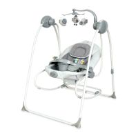 Lorelli - Leagan Tango Electric, Cu vibratii, Cu melodii Cool Stars, 82x67 cm, Gri