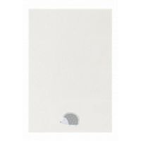 Prosop brodat arici, alb, 120x75 cm. Fillikid