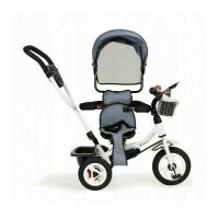 Tricicleta cu sezut rotativ Ecotoys JM-066-9L - Gri