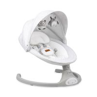 Balansoar electric MoMi Lami, Light Grey