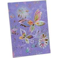 Agenda Goldbuch A5 cu efect special Luna de argint mov