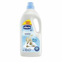 Balsam concentrat pentru haine, Chicco, Fara coloranti si substante nocive, Testat dermatologic, 60 de spalari, Sweet Talcum, 0 luni+, 1.5L