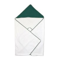 AMY - Prosopel Puzzle Muslin , Cu gluga din Bumbac, 75x75 cm, Verde