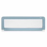 Bariera protectie anticadere pat copii, lungime 150 cm, albastru-gri, Reer Sleep'n Keep XL 45111