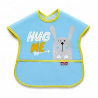 Baveta BabyJem cu buzunar Poly Large Bib (Culoare: Roz)