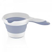 Cana pliabila, BabyJem, Pentru clatire, Din plastic, 0 luni+, Albastru