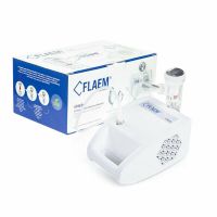 Aparat aerosoli copii, FLAEM, 4NEB, nebulizator profesional cu compresor, 4 moduri de nebulizare, reglarea pArti, culelor