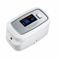 VITAMMY - Pulsoximetru Sat Plus, rezistent, rotire automata a ecranului, indica nivelul de saturatie a oxigenului, masoara rata pulsului