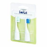 Vitammy - Set 2 rezerve periuta de dinti Smile, Verde-Albastru