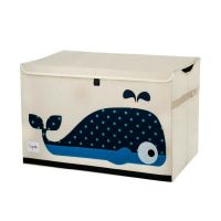 3 sprouts - Cutie de depozitare XXL pentru camera copiilor, Balena,