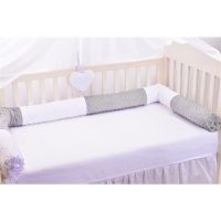 Aparatori tip rulou minky alb gri 240 cm