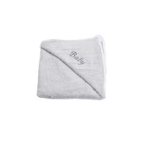 Prosop de baie bumbac 100% gri, personalizat Baby
