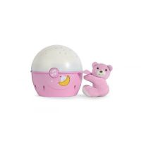 Chicco - Lampa muzicala Aproape de stele, roz, 0luni+
