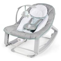 InGenuity - Leagan Balansoar Keep Cozy Weaver Cu vibratii, 3 in 1, Cu bara detasabila, 65x51 cm