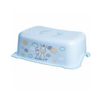 Maltex baby - Inaltator baie, antiderapant, Zebra Light Blue,