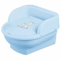 Maltex baby - Olita copii, mini toaleta, recipient detasabil, Zebra Light Blue,