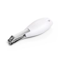 Unghiera, BabyOno, Cu maner ergonomic, Alb