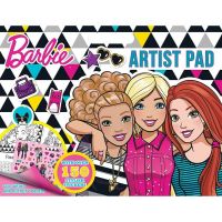 Bloc de colorat Barbie Artist Pad cu 150 stickere Alligator AB3331BAAR
